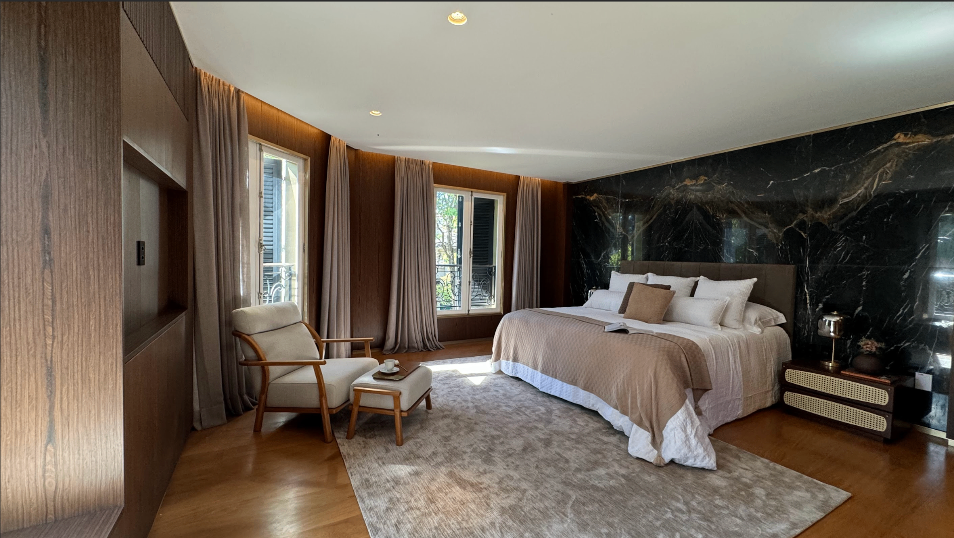 Penthouse de luxo — quarto com vista