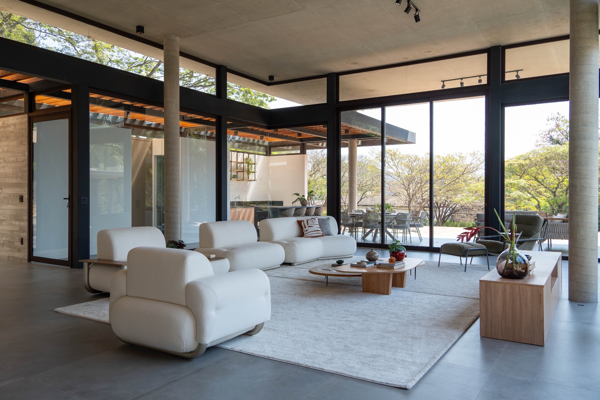 Interior de luxo — sala de estar